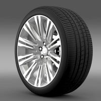 Chrysler 300C 2012 wheel 3D Model