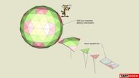 Geodesic dome measurements