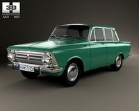 AZLK Moskvitch 408 1964 3D Model