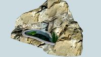 FOUNTAIN GARDEN WITH WATERFALL