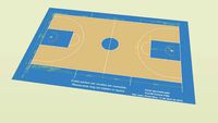 Basketball court FIBA 2010