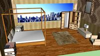 brown bedroom