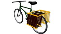 bamboo bicycle panniers