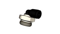 Piquage en équerre mâle cylindrique diamètre 4 - G1/4