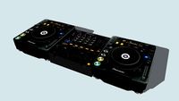 Pioneer CDJ 1000 MK3 and DJM 800 mixer