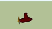 Red Azipod Thruster for Cruise Ships