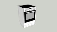 SIEMENS oven and stove combination