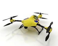 Ambulance Drone 3D Model