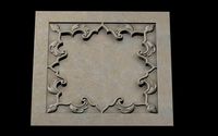 Marble Carved Panel Red Fort Agra India 01 a 3D Model