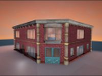 Corner house 3D Model