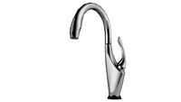 Vuelo Chrome Single Handle Waterfall Kitchen Faucet with SmartTouch Technology by Brizo 64055LF-PC