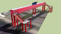 Puente Peatonal en la Autopista al Aeropuerto