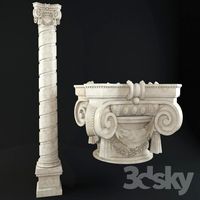 Twisted column