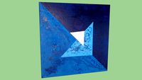 Tela Concreta Azul - Roberta Dacosta