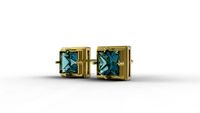 Earrings pyramid 3D Model