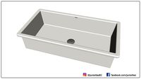 Cuba de sobrepor Deca L-1070 - (dinâmica)