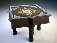 table in Oriental style
