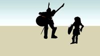 Darknut from Zelda Twilight princess versing Link