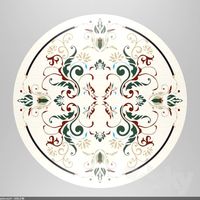 waterjet marble medallion 2