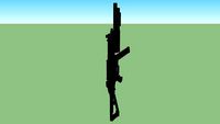 UMP45 with shotgun attachment