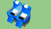 Business Class Airplane Seats {321Kb}