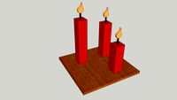 Kerzen für Weihnachten