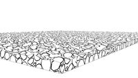 lumpy surface gravel