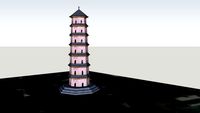 中国.太原晋祠舍利生生塔
