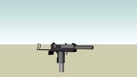 Mac-10 with stock and silencer