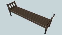 Augustine 8' Flat Bench