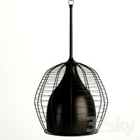 Cage suspension lamp