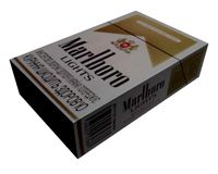 A packet of cigarettes Marlboro