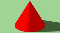 cône rouge