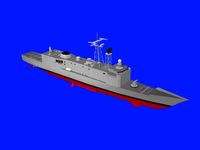 Oliver Hazard Perry FFG7 3D Model