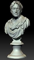 Roman bust 3D Model