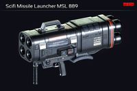 Scifi Missile Launcher MSL 889