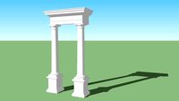 Classical Tuscan Columns
