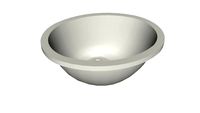 K-2211 Caxton(R) Oval 19' x 15' under-mount bathroom sink with overflow and clamp assembly