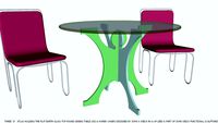 DINING TABLE & CHAIRS DEIGNED BY JOHN A WEICK RA & AP LEED