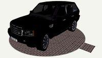 Car Turntable 4800mm Diameter Paver Riser option