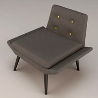 Morgan miami lounge chair 3D Model
