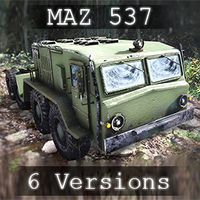 [Functional] MAZ537 / Battle Truck / 7 Versions