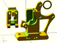 Ultimate Greg's Wade's Geared Extruder - 24mm version by AndrewBCN