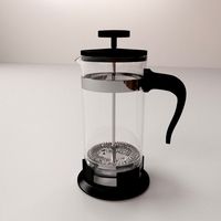 French Press 3D Model