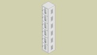 Penco 6-Tier All-Welded Box Locker