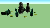 Árboles de la Glorieta Cuatro Caminos