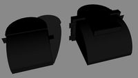 8 and 12-inch GTE traffic signal LED down light assemblies.