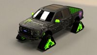 FORD F150 Raptor Monster Energy 3D Model