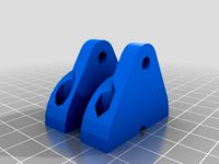 Lulzbot Taz E3D v6 mount by Bracken
