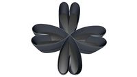 Sheet(Leaf) trains(forms) vegetable vine arbour, plant, clover, trefle